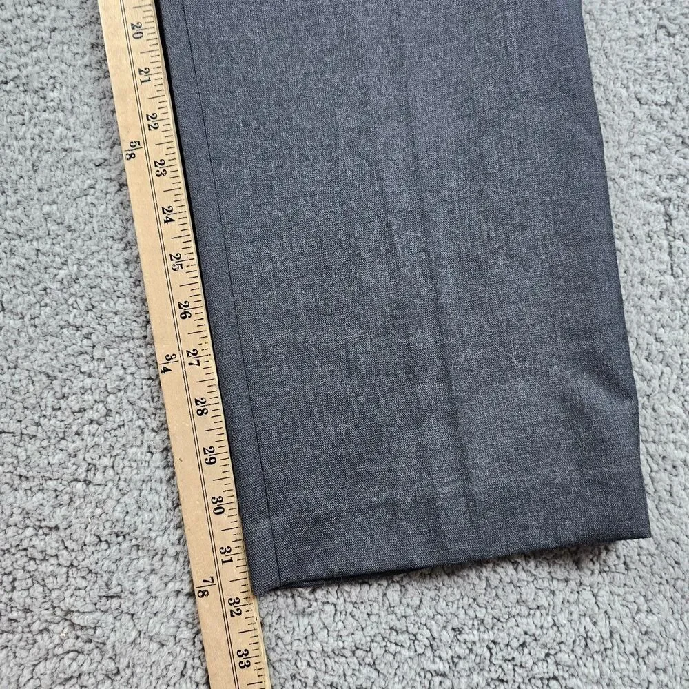Chaps Ralph Lauren Dress Pants Mens 36x32* Gray Suit Separates Flat Front NWT